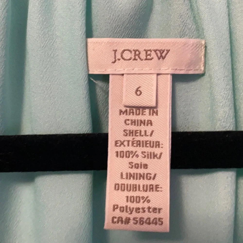 J.crew | turquoise top | size 6 - Picture 1 of 4